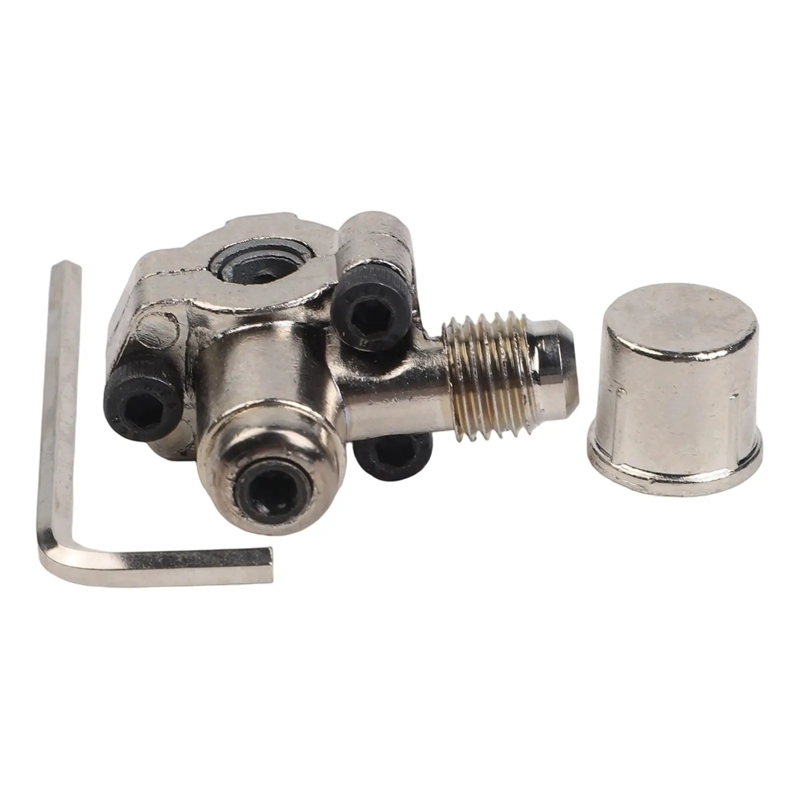 Line Tap Valve Puncture Valve Home Repair Tools Air Conditioner Refrigerator Piercing With Spanner Home Repair Tools
