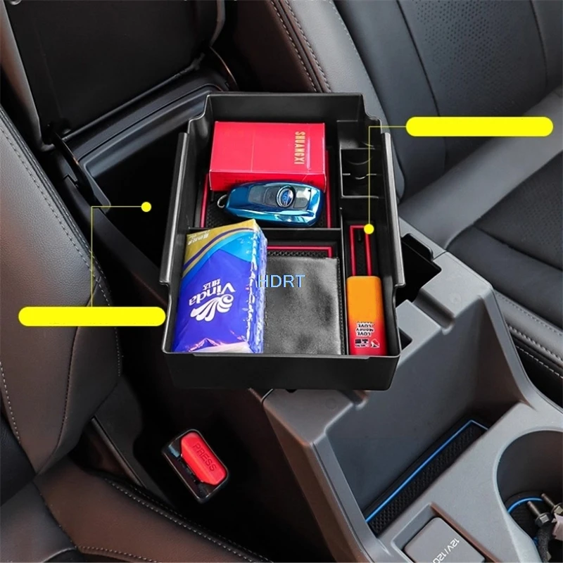 

Car Styling Central Console Armrest Storage Box Cover Interior Protector Decoration Accessories Fit For Subaru Crosstrek 2024 +
