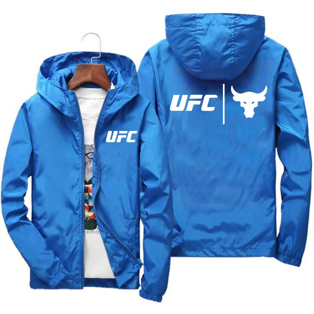 

2025 UFC Fighting Fans Autumn Jacket Men's and Women's Windproof Clothing Casual Sports Clothing Outdoor Fashion Jacket ﻿