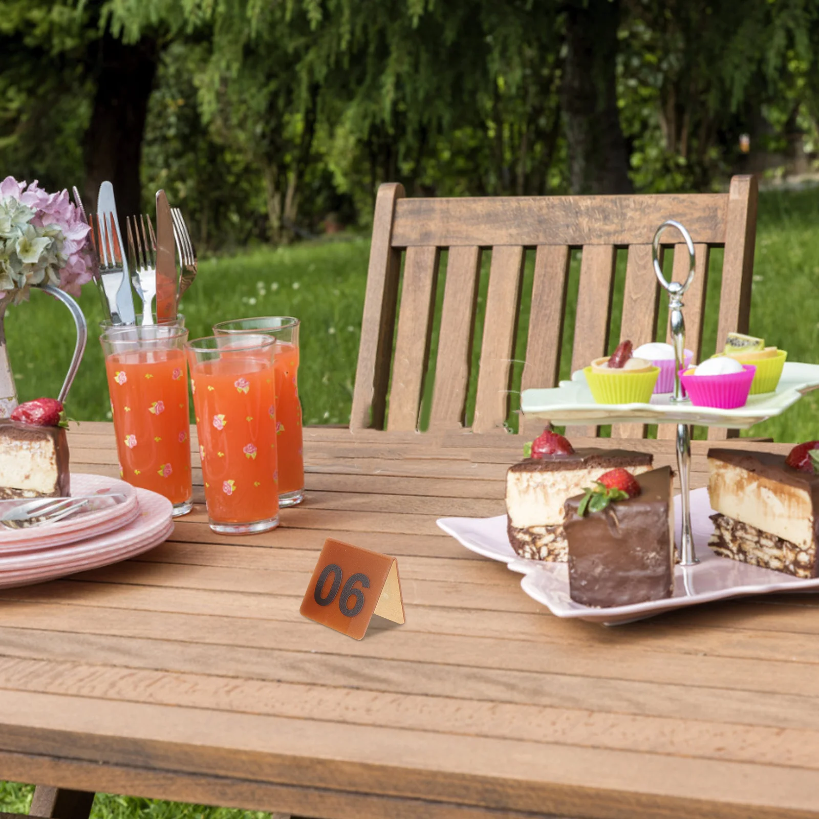 

10pcs Table Numbers 1-10 Double Sided Acrylic Number Cards Reusable Table Tents For Wedding Party Meeting Restaurant