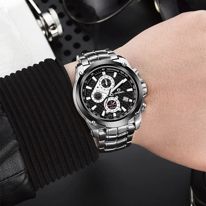 CASIMA Couple Watches Simple Trendy Fashion Watch Versatile Waterproof Luminous Men's Quartz Watch Model ST-8886-1003