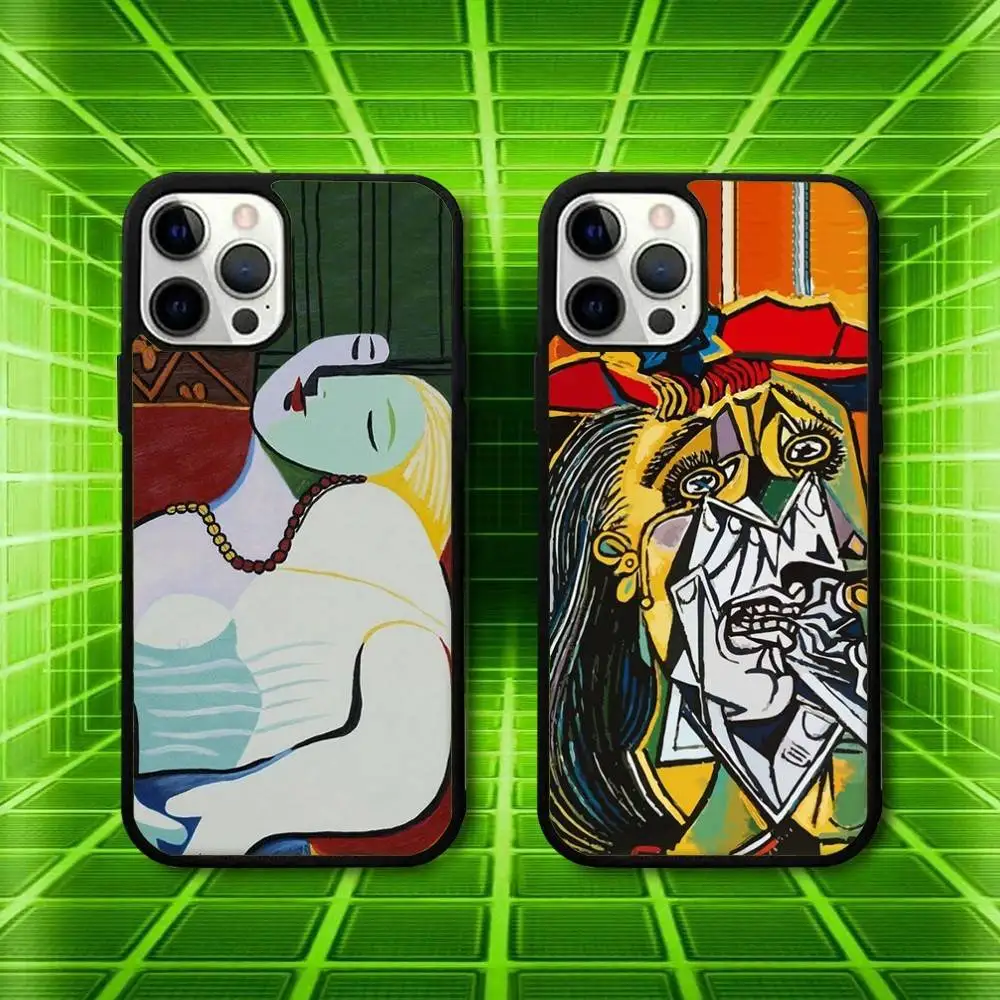 

Picasso Abstract Painting Phone Case For iPhone 16,15,14,13,12,11,Pro,Max,Plus,Mini,SE4,E Magnetic Magsafe Wireless Charging