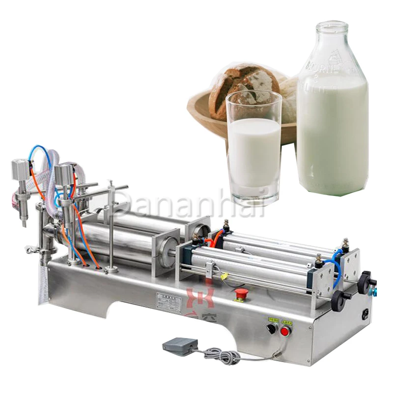 Simple 2-Nozzle Piston Liquid Filling Machine Detergent Perfume Filling Machine