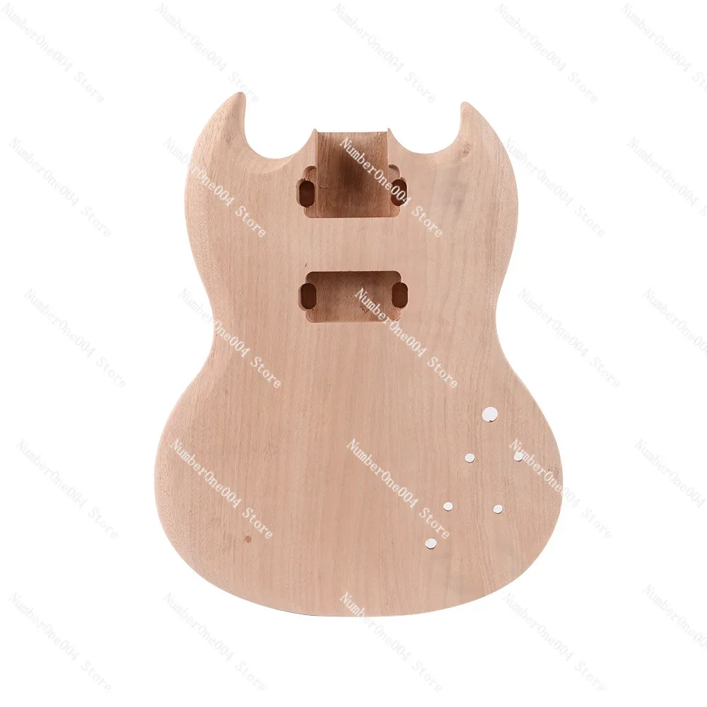 High-grade electric guitar body I9328 mahogany core wood material SG electric guitar body work in progress accessories