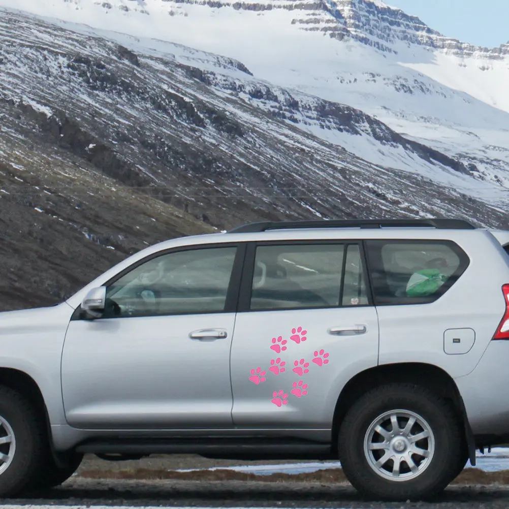 

Набор из 24 наклеек на автомобиль с кошачьими лапками, премиум-качество, ПВХ, прочное крепление, без следов при удалении, забавные и стильные наклейки на кузов автомобиля для всех моделей