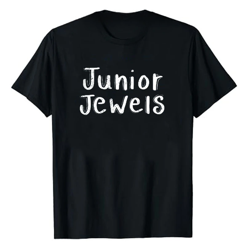 Letters Printed Graphic Tee Tops Short Sleeve Blouses Music Lover Outfits Gifts Women's Fashion Clothes Junior Jewels T-Shirt