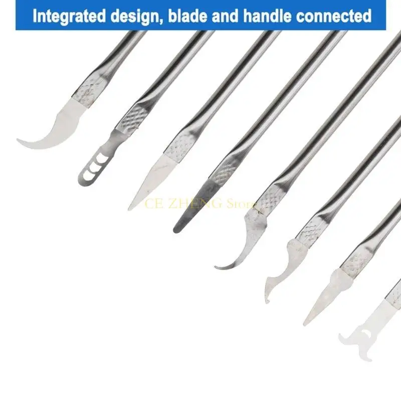 크로우 바 8pcs 오프리 프라이 공구 고음 CPU에 대한 e56b는 크로우 바를위한 분해