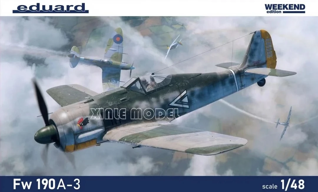 

Eduard Plastic Assembled Aircraft Model Kit 84205 FW-190A-3 Weekend Edition 1/48
