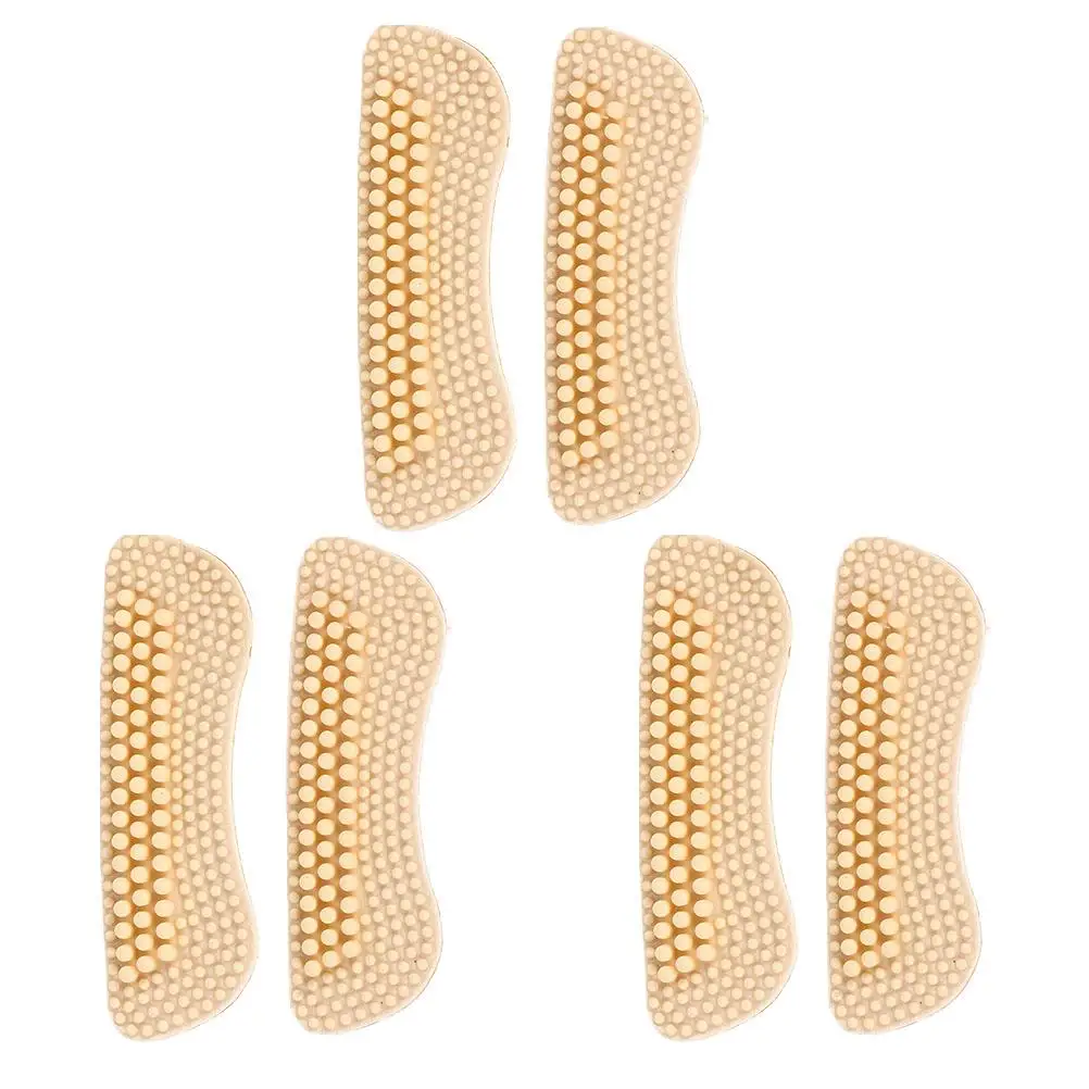 

3 Pairs Heel Stickers Soft Silicone Heel Pads Cushion Liners Self Adhesive Foot Care Tools 4D Design