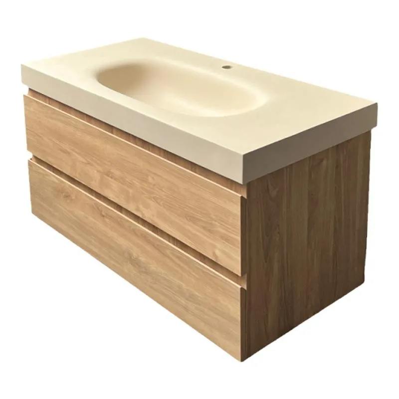 

Pure acrylic integrated basin bathroom cabinet, size Japanese artificial stone cabinet custom bathroom cabinet