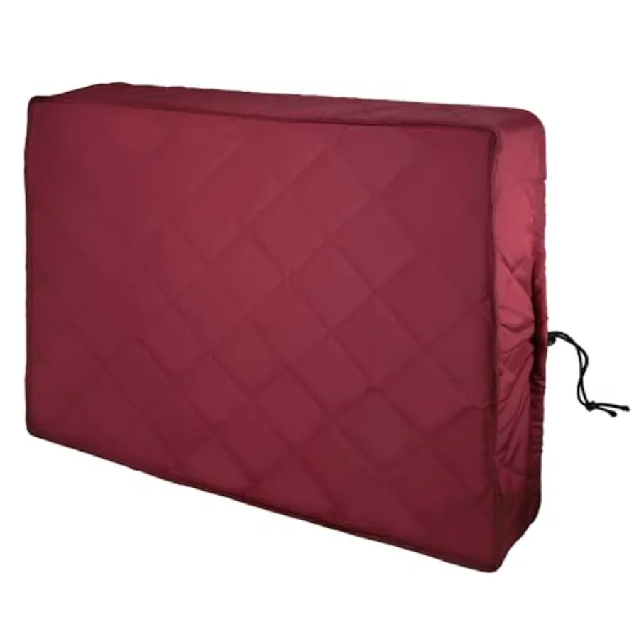 

Indoor Air Conditioner Cover, AC Unit Wine Red Covers for Inside with Free Elastic Strap, 21 X 15 X 3.57 Inch S