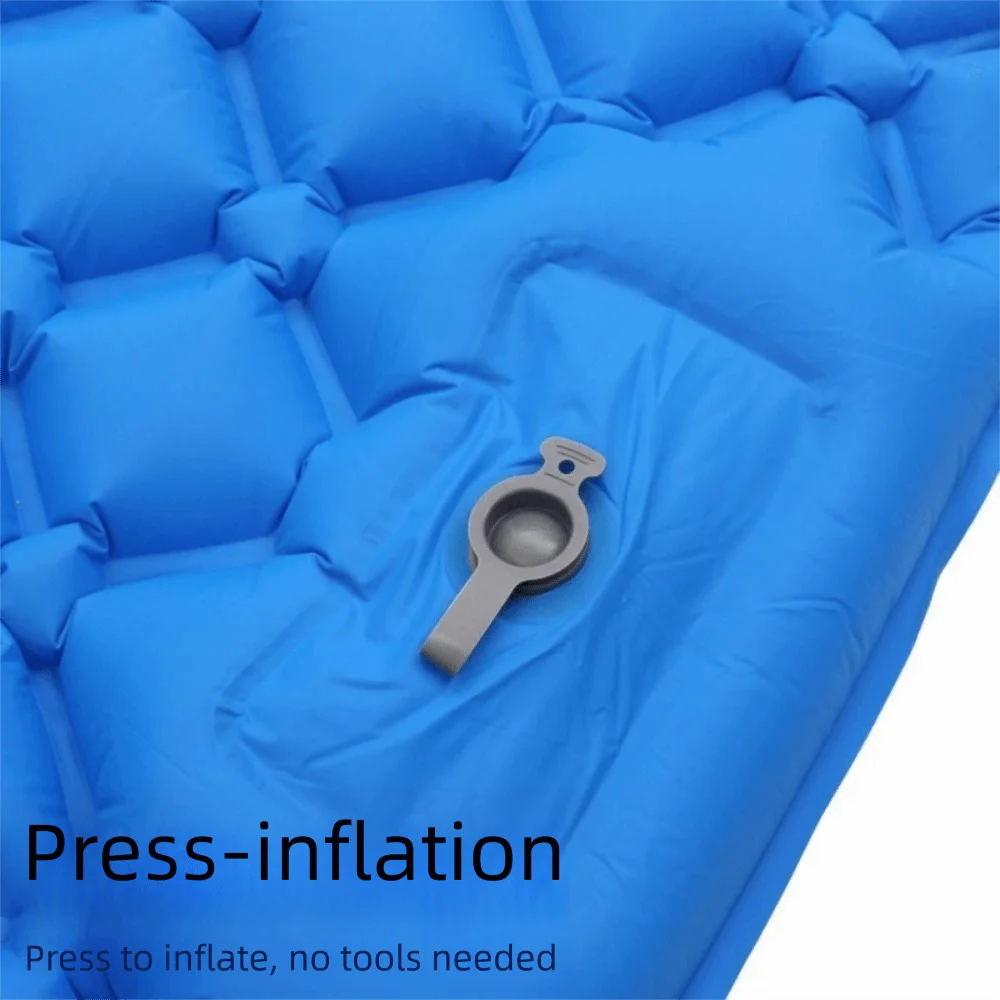 Inflatable Camping Sleeping Pad Ultralight Compact Air Mattress Press Self-Inflating with Pillows Inflatable Mattress Hiking