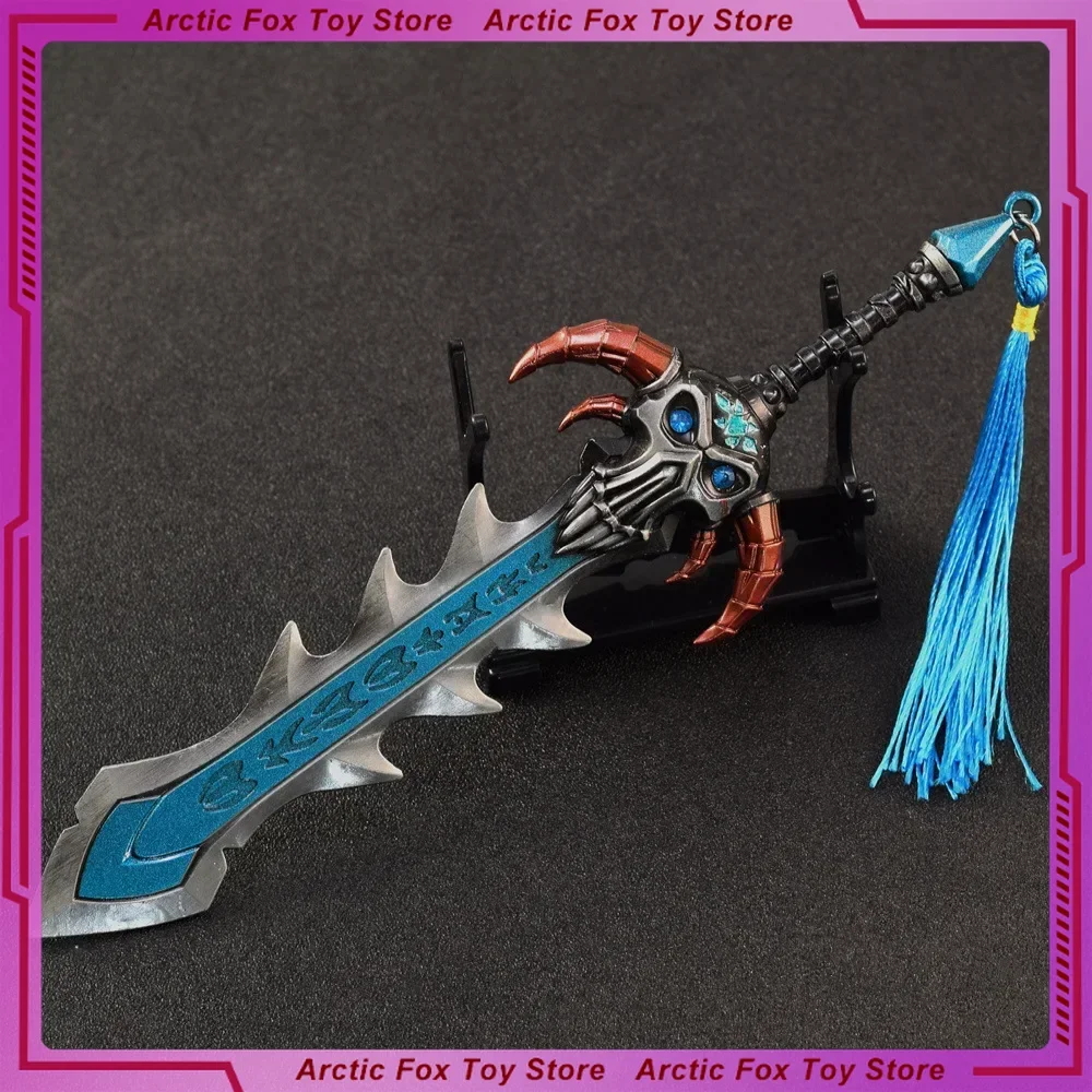 20 см World of Warcraft Weapon Slayer of The Lifeless Instance Stones Naxxramas Модель оружия Периферийные резные мечи Подарочные игрушки для детей
