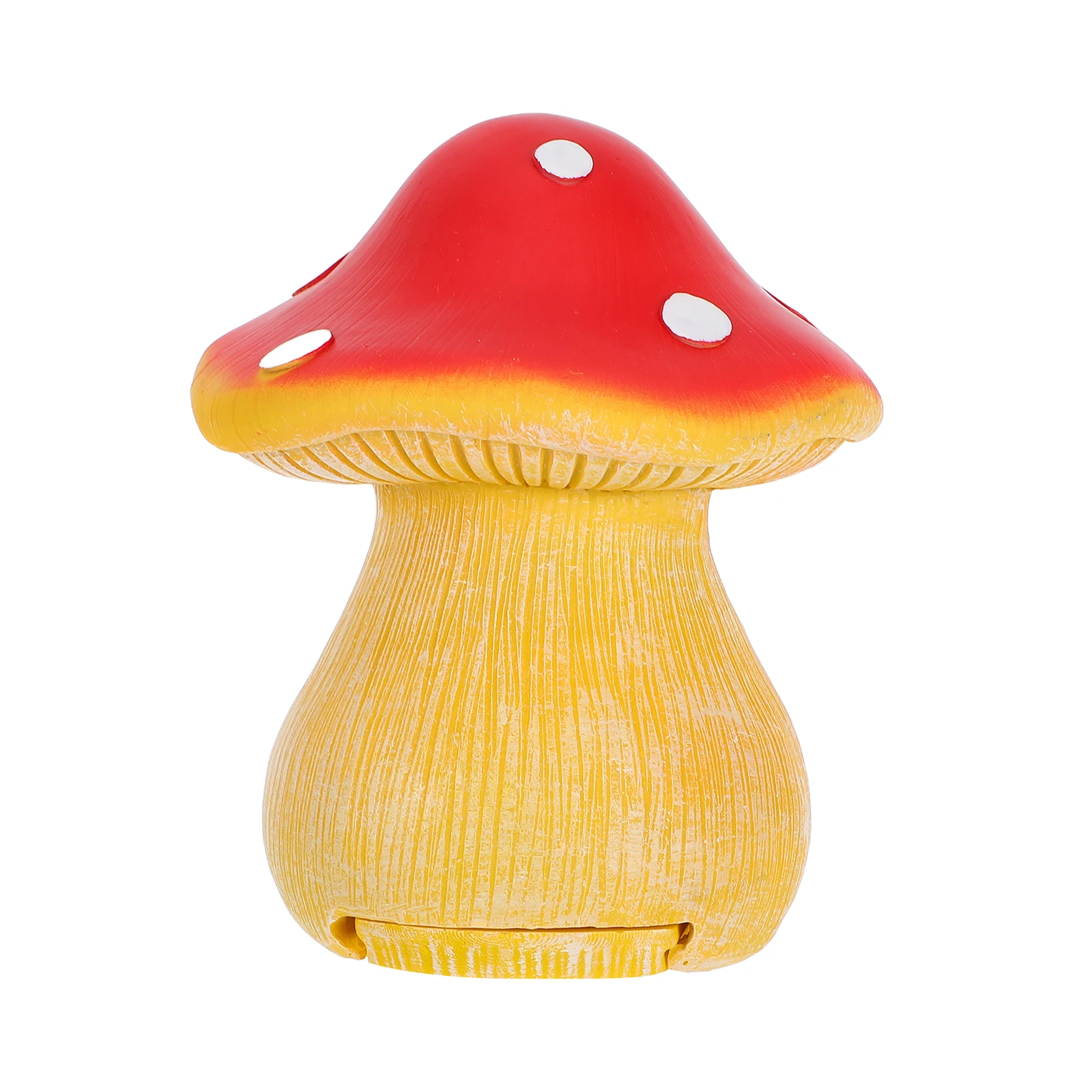 Mushroom Key Box Outdoor Decor Hidden Holder Red Storage Solution for Keys Money Small Items Durability Versatility Aesthetic