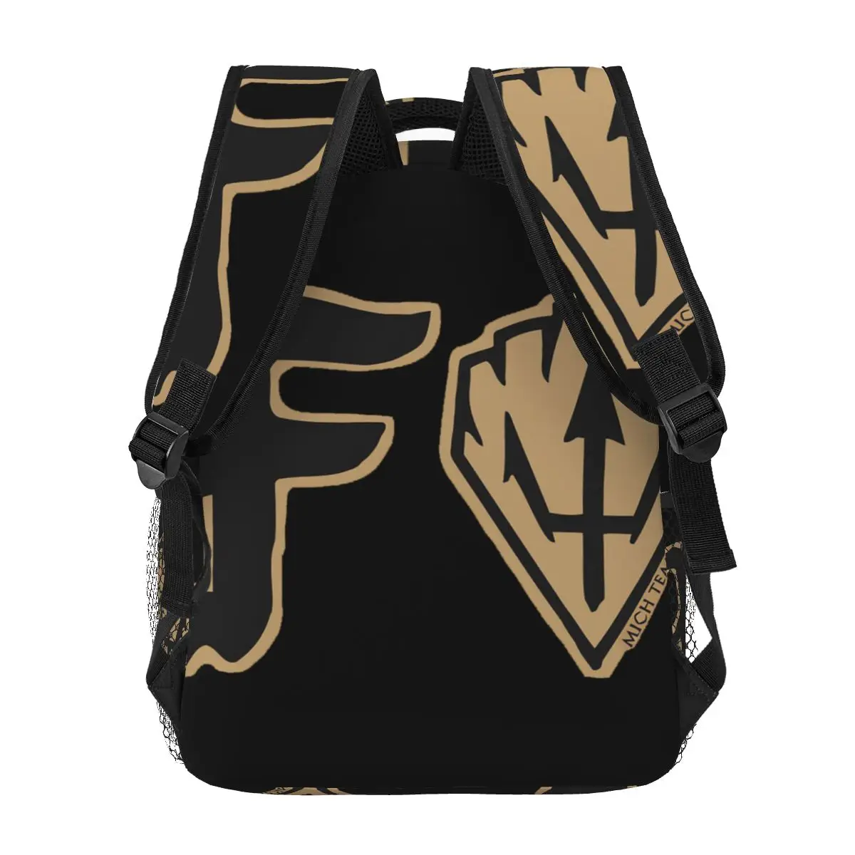 Mich Team Trident Forward Casual Backpack Unisex Students Leisure Travel Computer Backpack