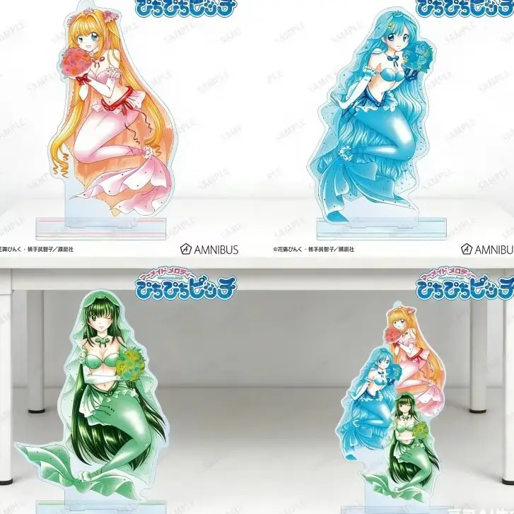 Figura Acrílica de Mermaid Melody: Pichi Pitch, Nanami Luchia, Toin Rina, Hosho, Adorno de Escritorio, Juguete para Regalo