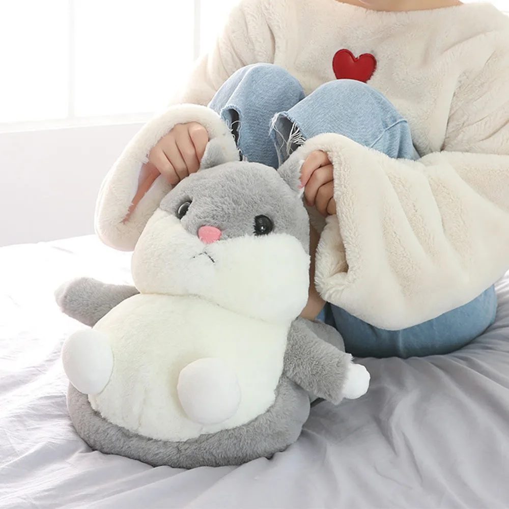 

Cartoon USB Foot Heated Warmer Shoes Portable Pink Pig Hamster Shape Feet Warmers with Electric Heating Pad Detachable