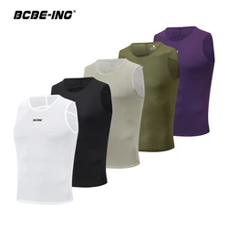 BCBE-ING Men Cycling Base Layer Summer Cycling Underwear MTB Road Bike Sport Vest Quick Dry Undershirt Bicycle Jersey Clothing