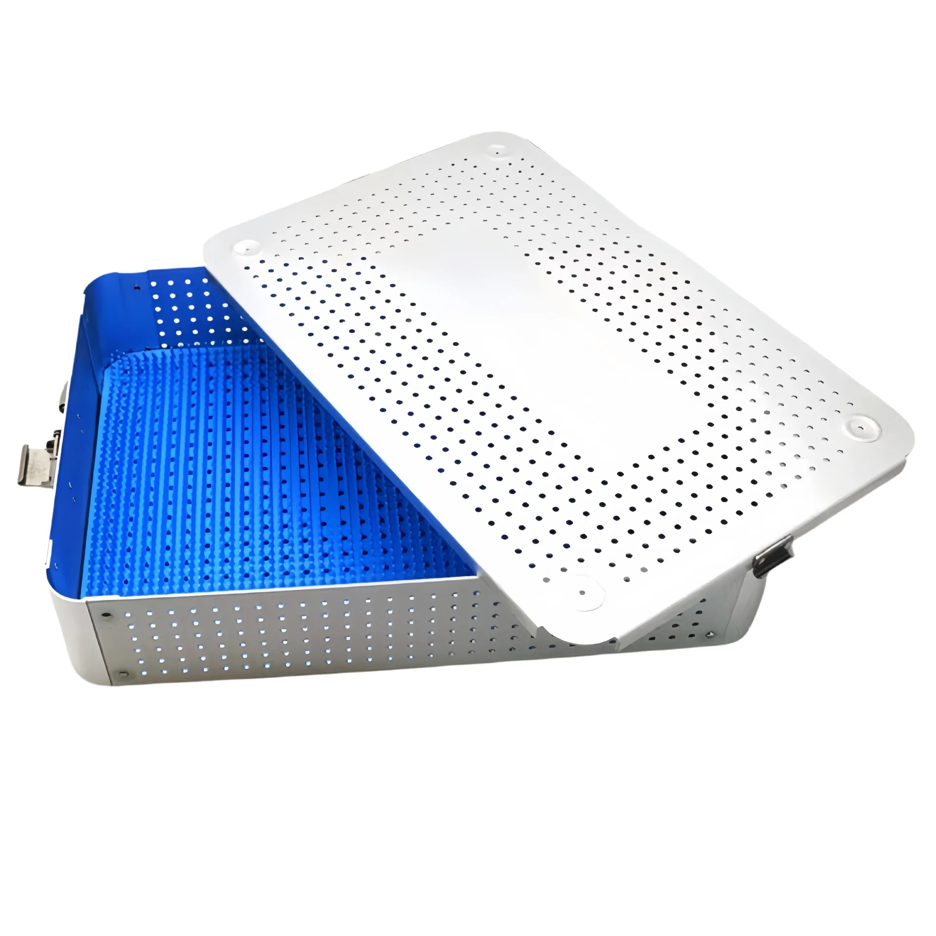 

Ящик для хранения стерилизации для микроинструментов, органайзер с несколькими отделениями для прецизионных инструментов и тонких ножниц