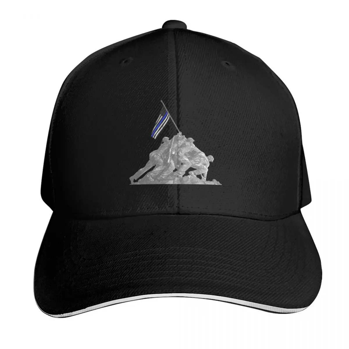 

Blue Lives Matter on Iwo Jima Baseball Cap Sports Cap Hat Luxury Brand Anime Hat Men's Hats Women's