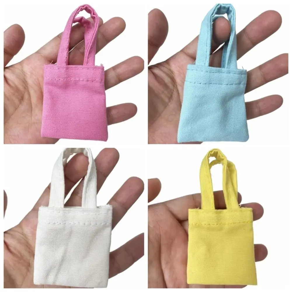 Juguetes DIY, muñeca de vestir cambiante, bolso de lona, decoración hecha a mano, juguetes, bolso de muñeca, vestido Multicolor, bolsa de muñeca en miniatura OB11 1/6