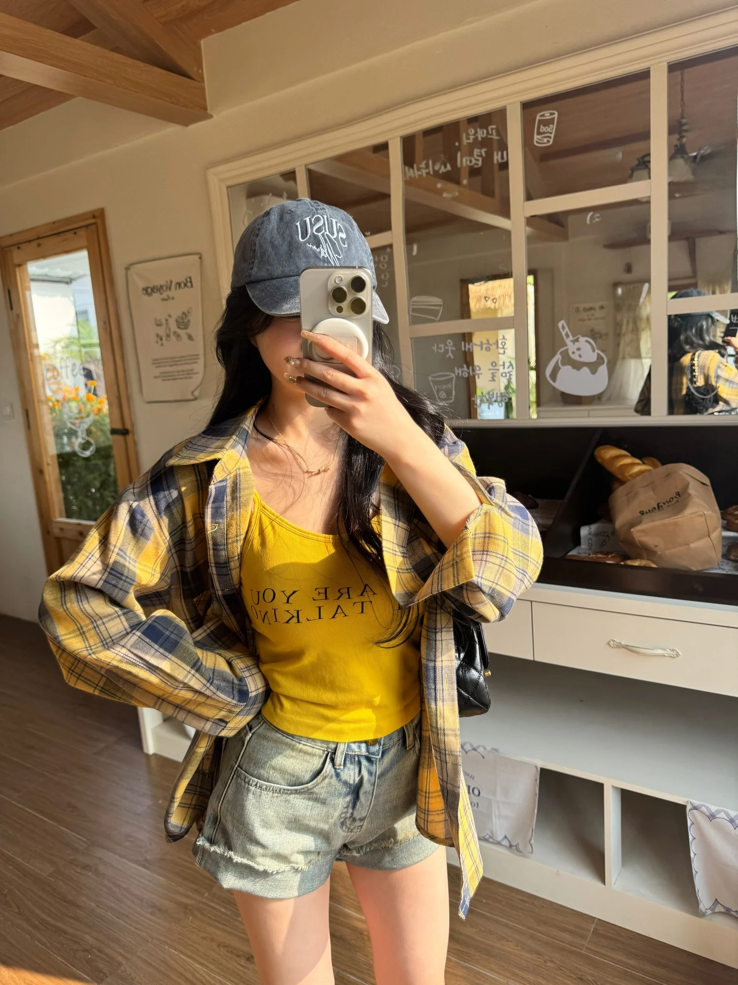 

High Waist A-Line Denim orts Women's Casual Waed Vintage Hong Kong Sle Slimming Jeans ort Length Summer Spring