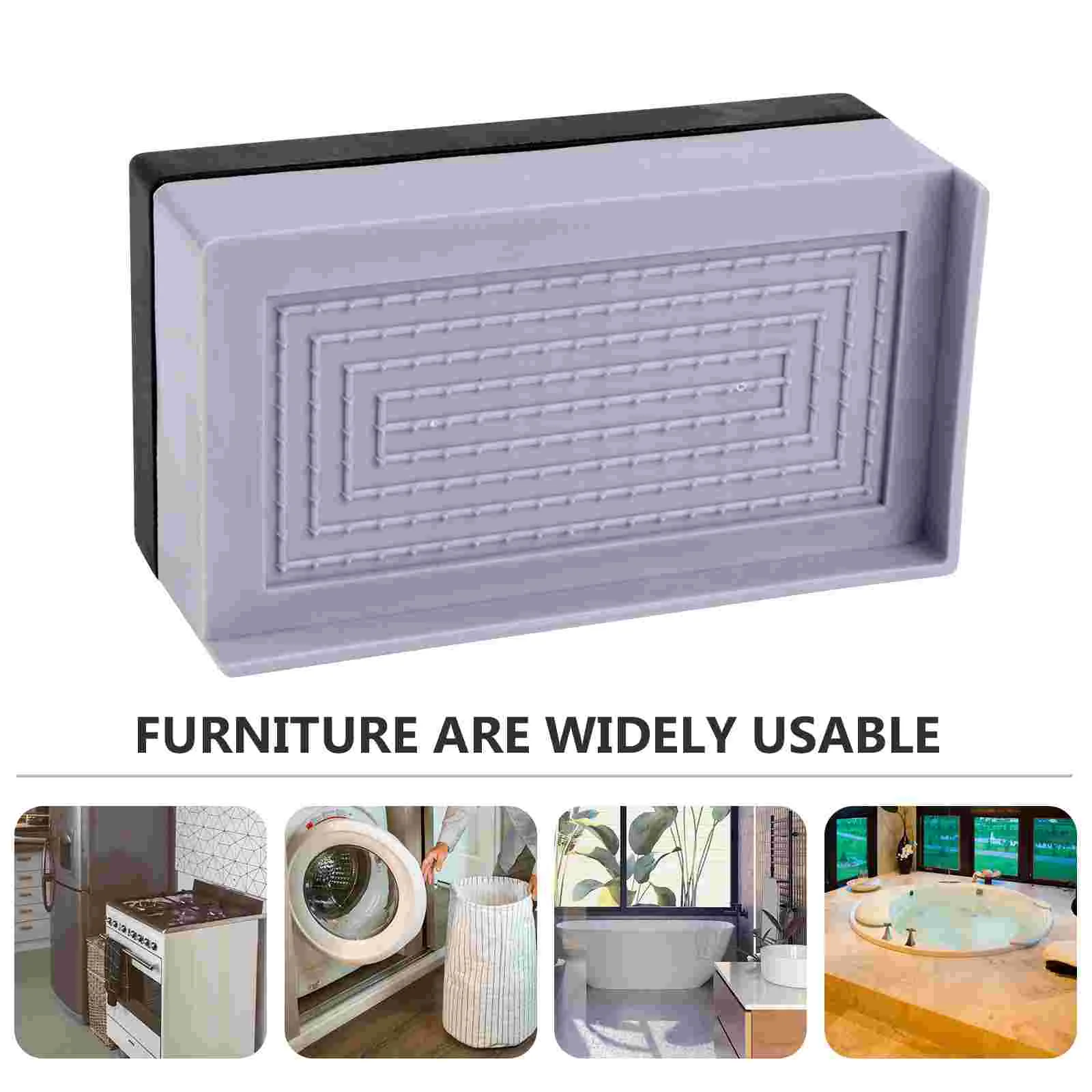 Furniture Heightening Pads Increasing Table Leg Protectors Supplies Fridge Foot Bed Padding Block Tables and Chairs