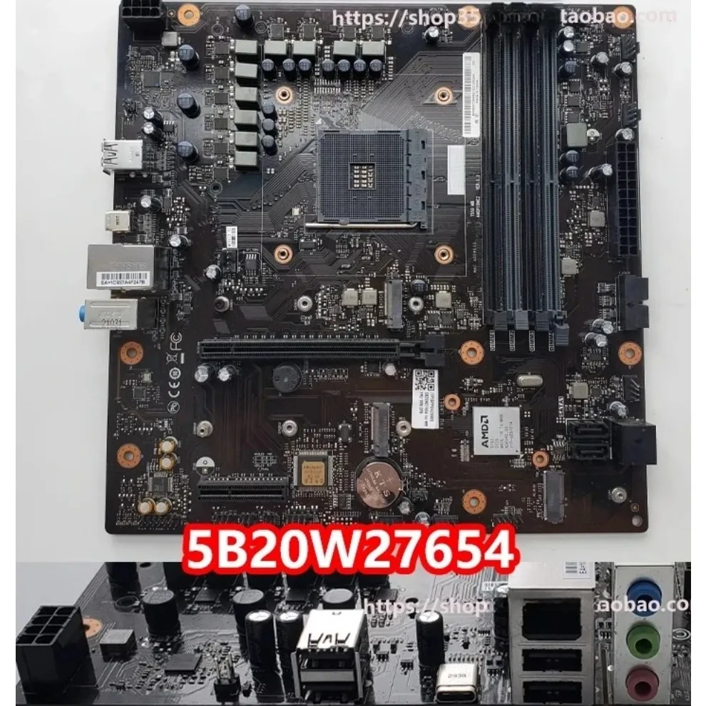 Used For Lenovo Legion T5-26AMR5 5B20W27654 W27652 B550 AM4 main board (store code: 0719)