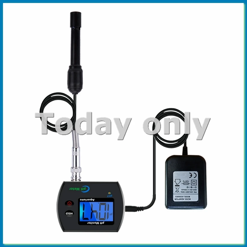 

Цифровой pH-метр, аквариум, питьевая вода, онлайн-монитор PH, профессиональный точный тестер качества воды, вилка европейского стандарта-A79U