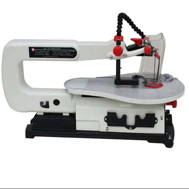 Woodworking Electric Mini Desktop Scroll Saw Machine Aluminum Plastic Acrylic Wood Variable Cutting Speed Multifunctional Saw