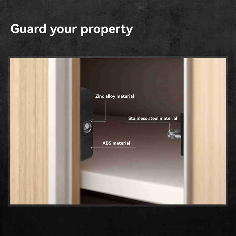 AS95-Tuya Bluetooth cerradura inteligente NFC tarjeta IC desbloqueo aplicación remota Control para mesita de noche puerta cajón