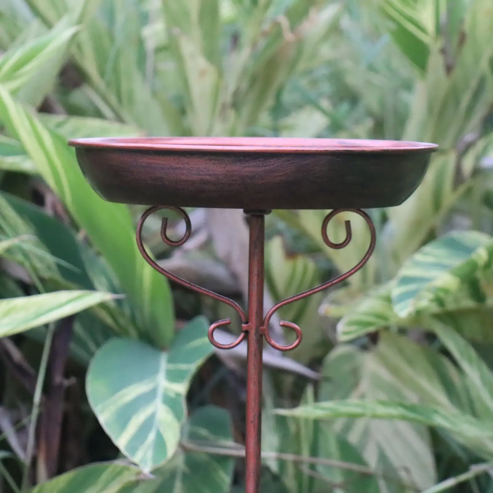 

Декоративный поднос для воды в виде птичьей ванны в винтажном стиле для газона и забора снаружи