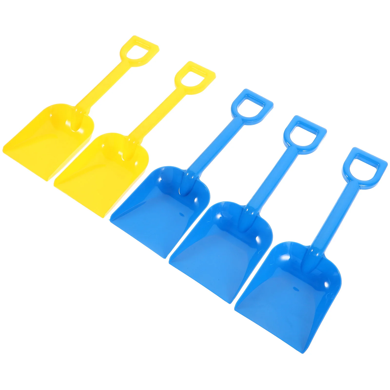 Sand Beach Toys Kids Plastic Digging Set Spade Sandbox Scoop Outdoor Summer Play Dig Bucket Snow Shovels Toys(Random Color)