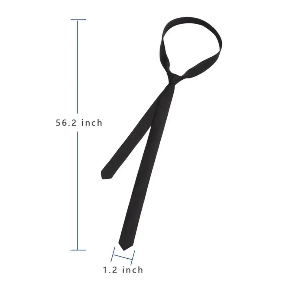 Новый атласный супертонкий галстук 3 см, классический модный элегантный черный галстук на шею, аксессуары для одежды, однотонный узкий галстук