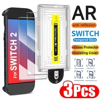 Protector de Pantalla de Vidrio Templado para Consola de Juegos Nintendo Switch 2, Fácil Instalación, Película NS2