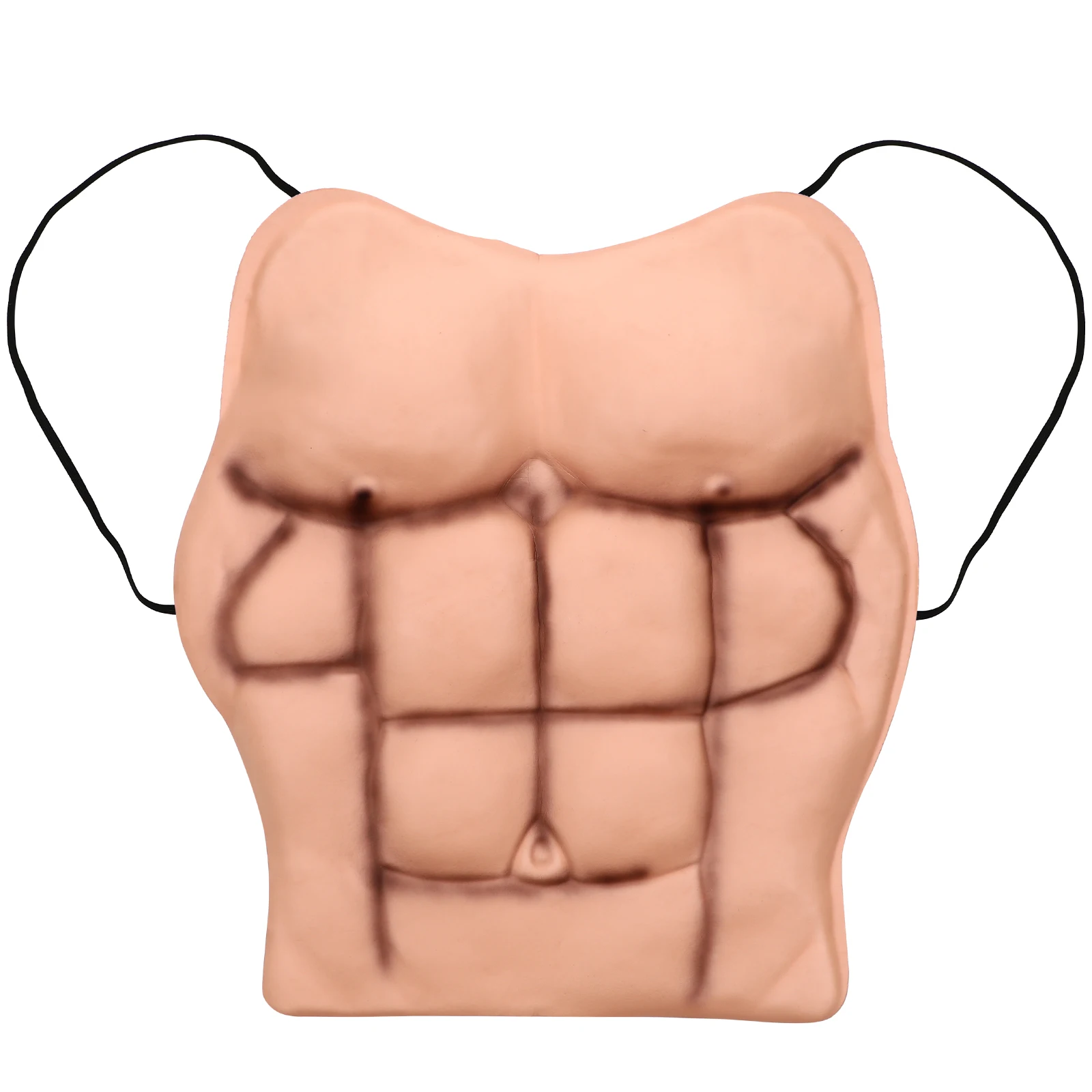 

Fake Muscle Chest Prop Lifelike Men Cosplay Costume Halloween Foam Material