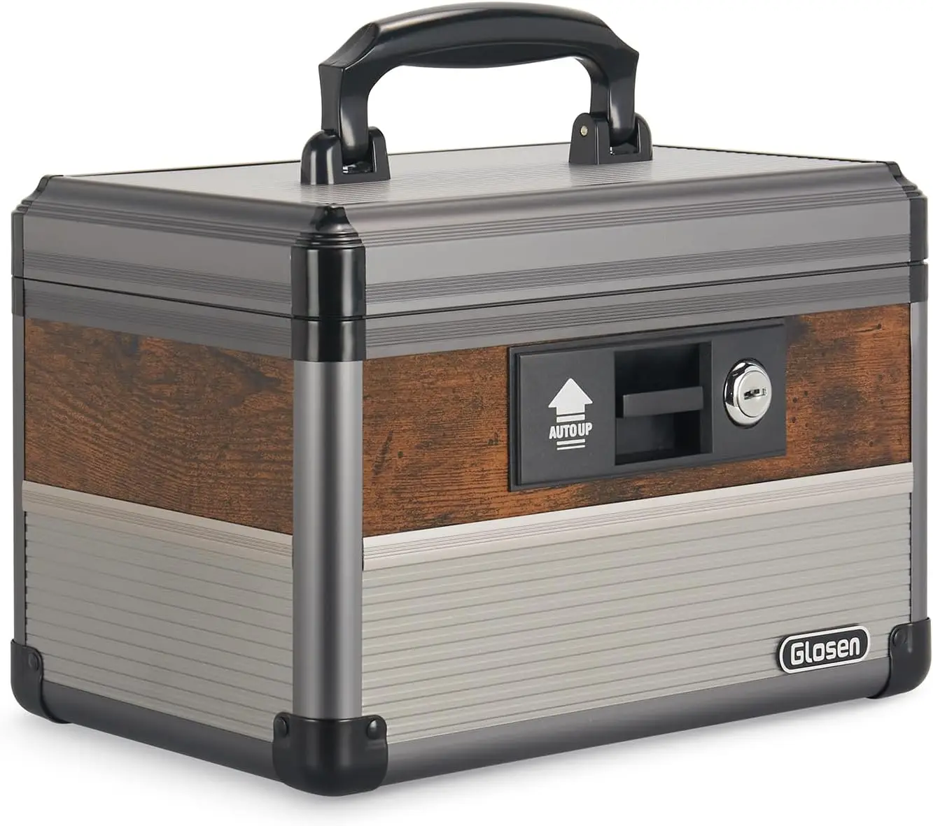 

Box Lockable Dorm Storage Trunk with Key Lock - Briefcase, Medicine Lock Box, Lock Boxes for Personal Items