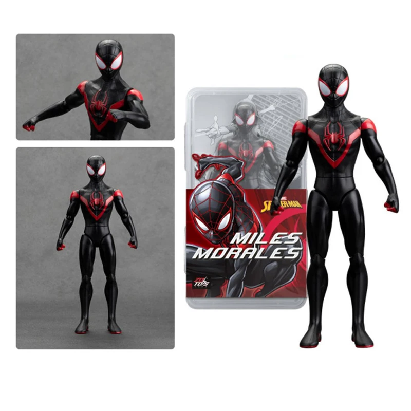 18CM Avengers Legends Figure ZDTDS Original Toy Set Spider Captain Miles Morales Thanos Ghost Iron Man Hulk Box Thor Falcon Doll view 2