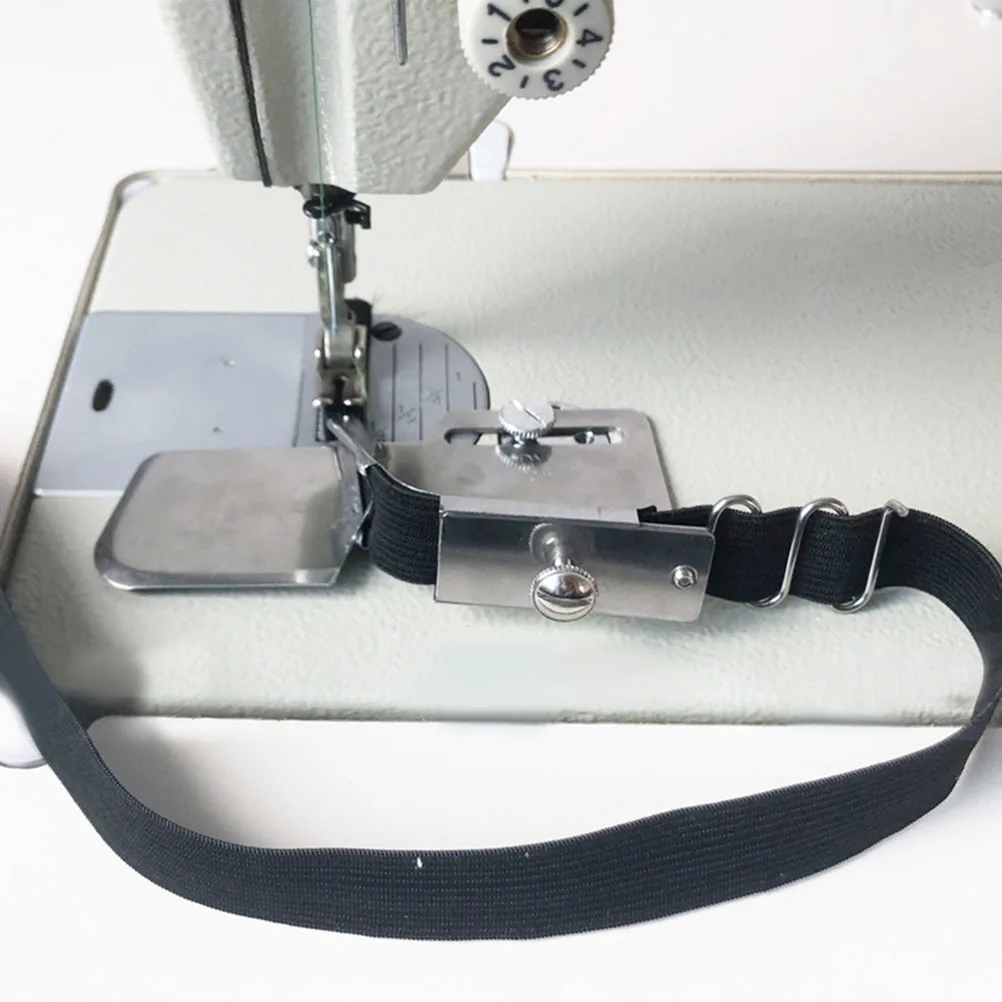 

Stainless Steel Sewing Machine Binder 2 Fold Bias Hemming Device Double Edging Tool Practical Long Time Use Wear Resistance