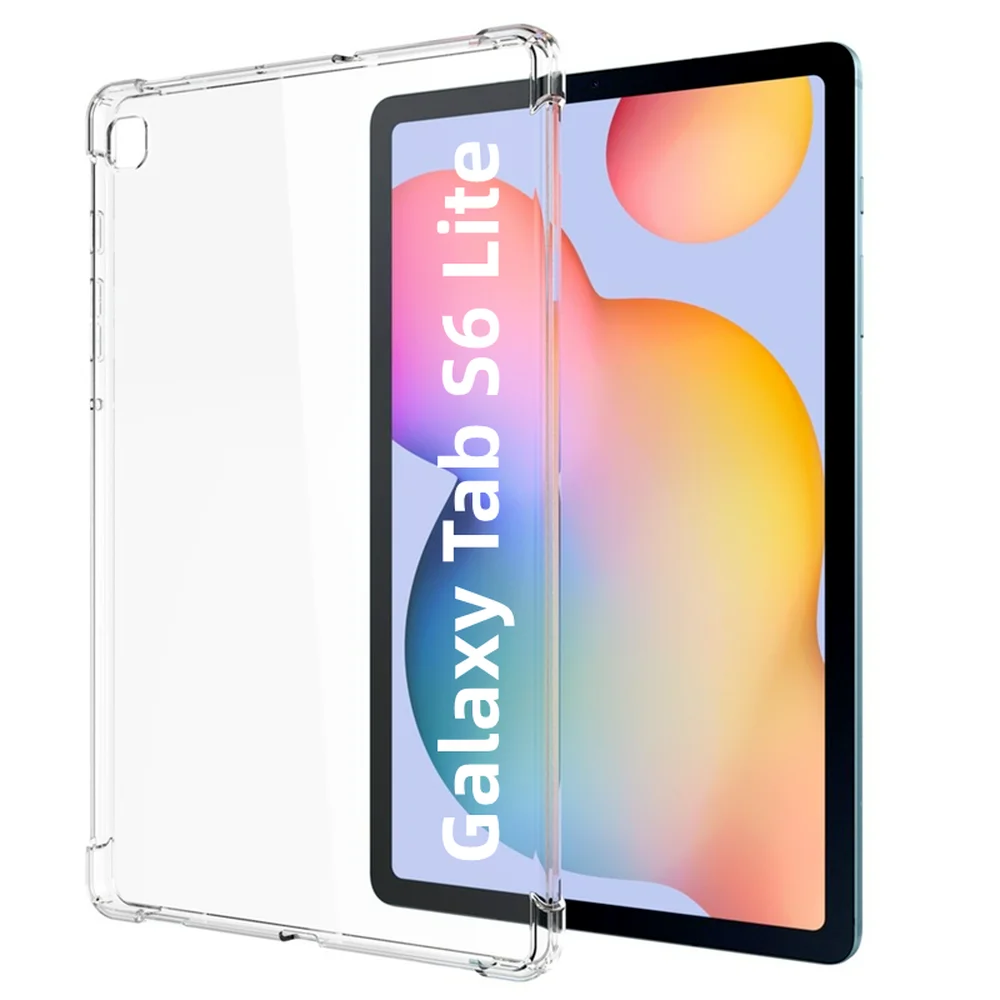 For Samsung Galaxy Tab S6 Lite 10.4\'\' SM-P610 SM-P615 SM-P613 SM-P619 Cover Funda Environmentally Tablet Silicon Coque