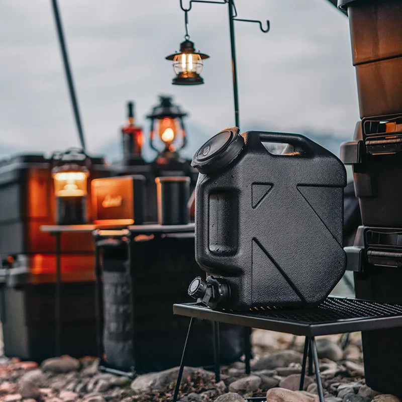 

Outdoor Camping Water Bucket Portable Vehicle Mounted Large Capacity Water Storage Bucket Barbecue Travel Hiking Water Tank