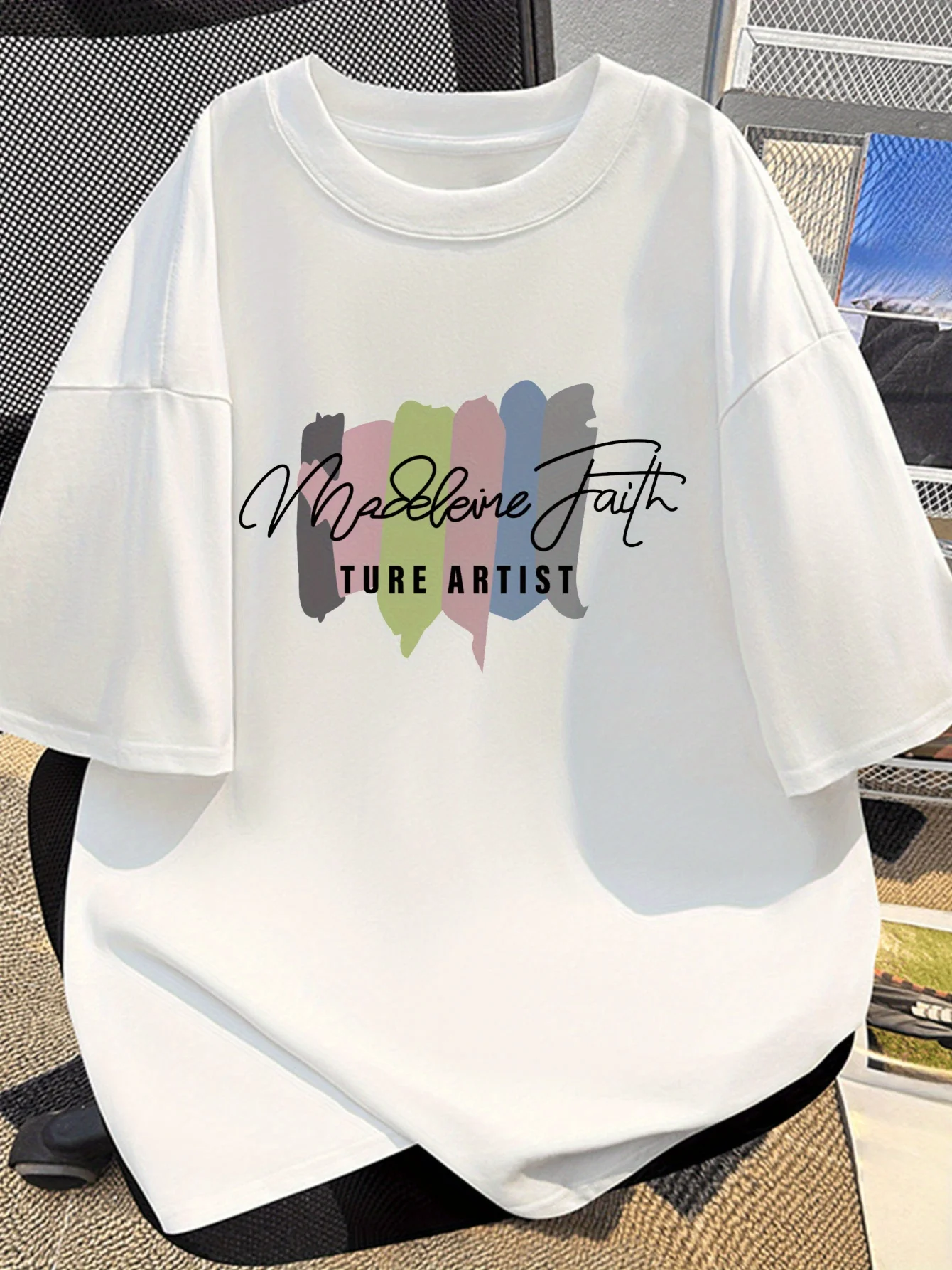 

Color Graphic Printing Summer Autumn Winter Cotton Casual Comfortable Men's and Women's T-Shirts Short Sleeves Outdoor Sports