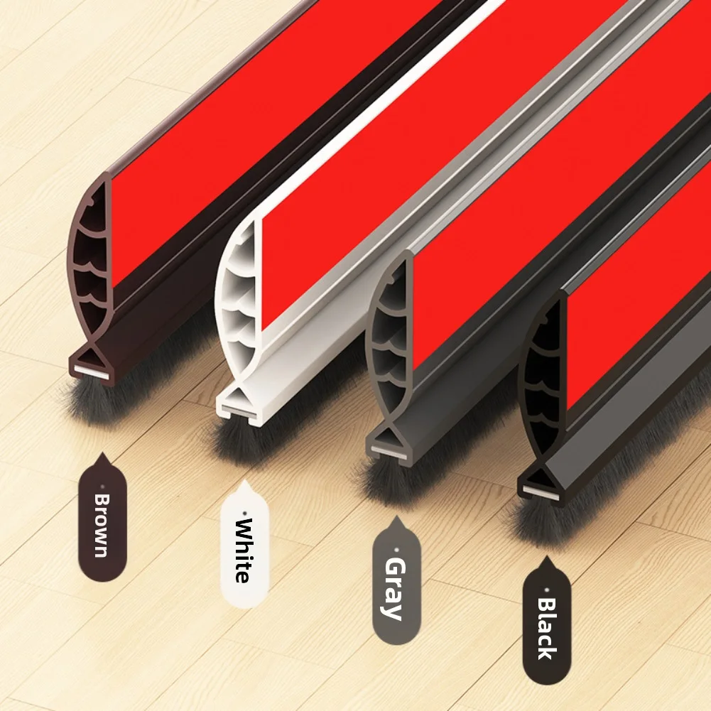 PVC Door Bottom Seal Strip to Enhance Energy Efficiency by Blocking Drafts Noise and With Floor Construction PVC