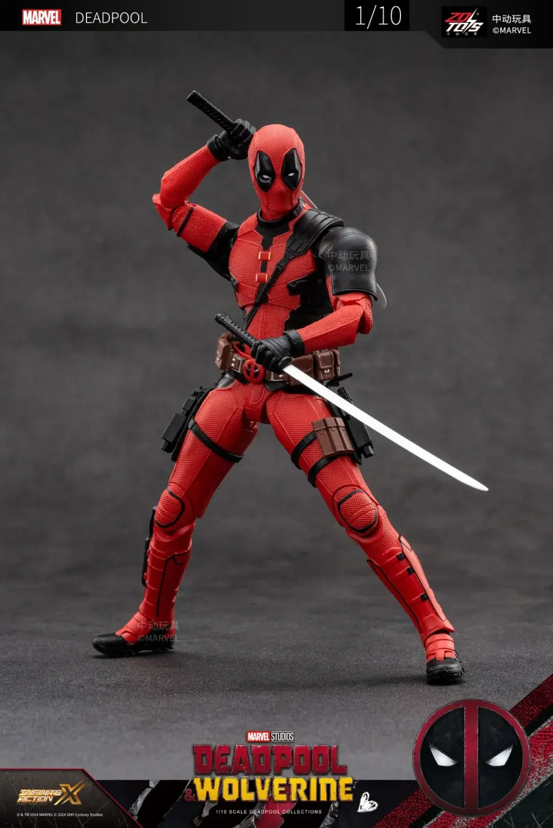 Deadpool & Wolverine Action Figure ZD Original Thor 1/10 X-Men Limited Guardians of The Galaxy Lord Cartoon Toys for Kids Gift