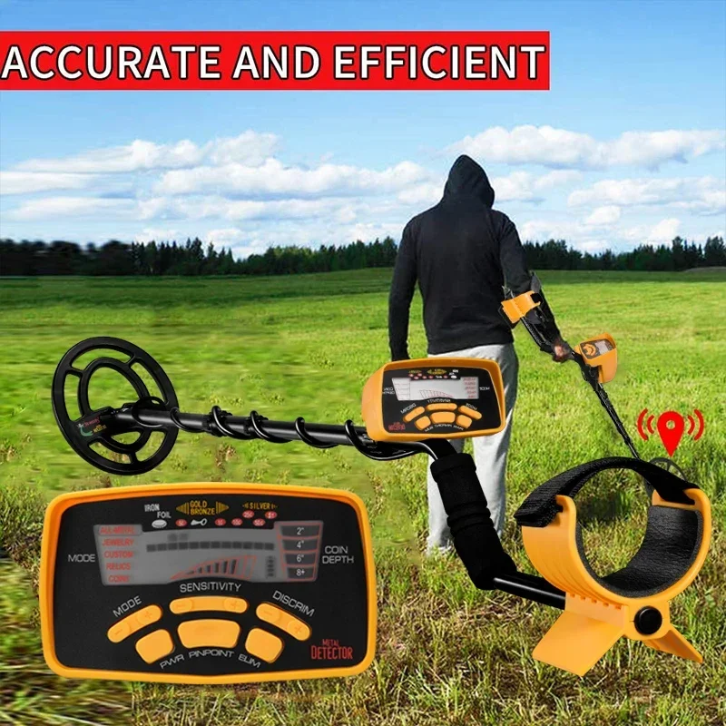 MD-6250 Professional Metal Detector High Performance Underground Metal Detector MD6250 Three Detect Mode Coins Jewelry All Meta