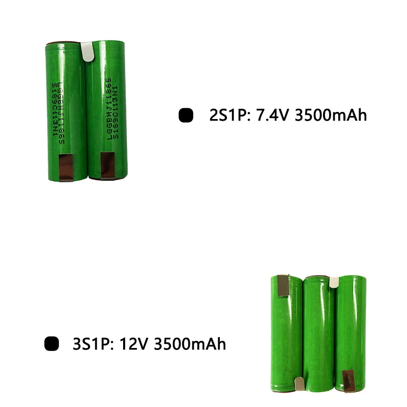 12V US18650 Battery 3000mAh 30amps for 12.6v Screwdriver Battery Weld Soldering Strip 3S1P 12.6v Battery Pack