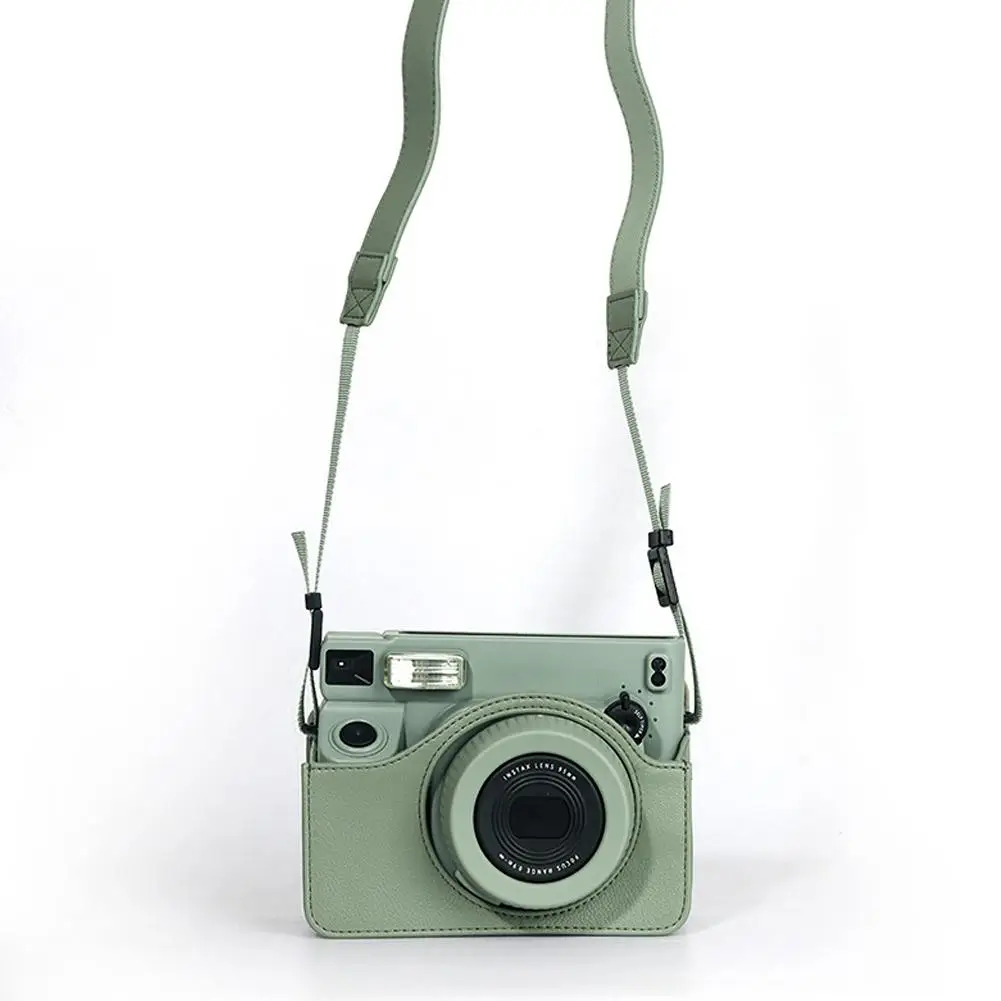 For Instax Wide 400 PU Camera Protective Case With Camera Strap Scratch-resistant And Portable For Instax Wide 400 Storage Bag