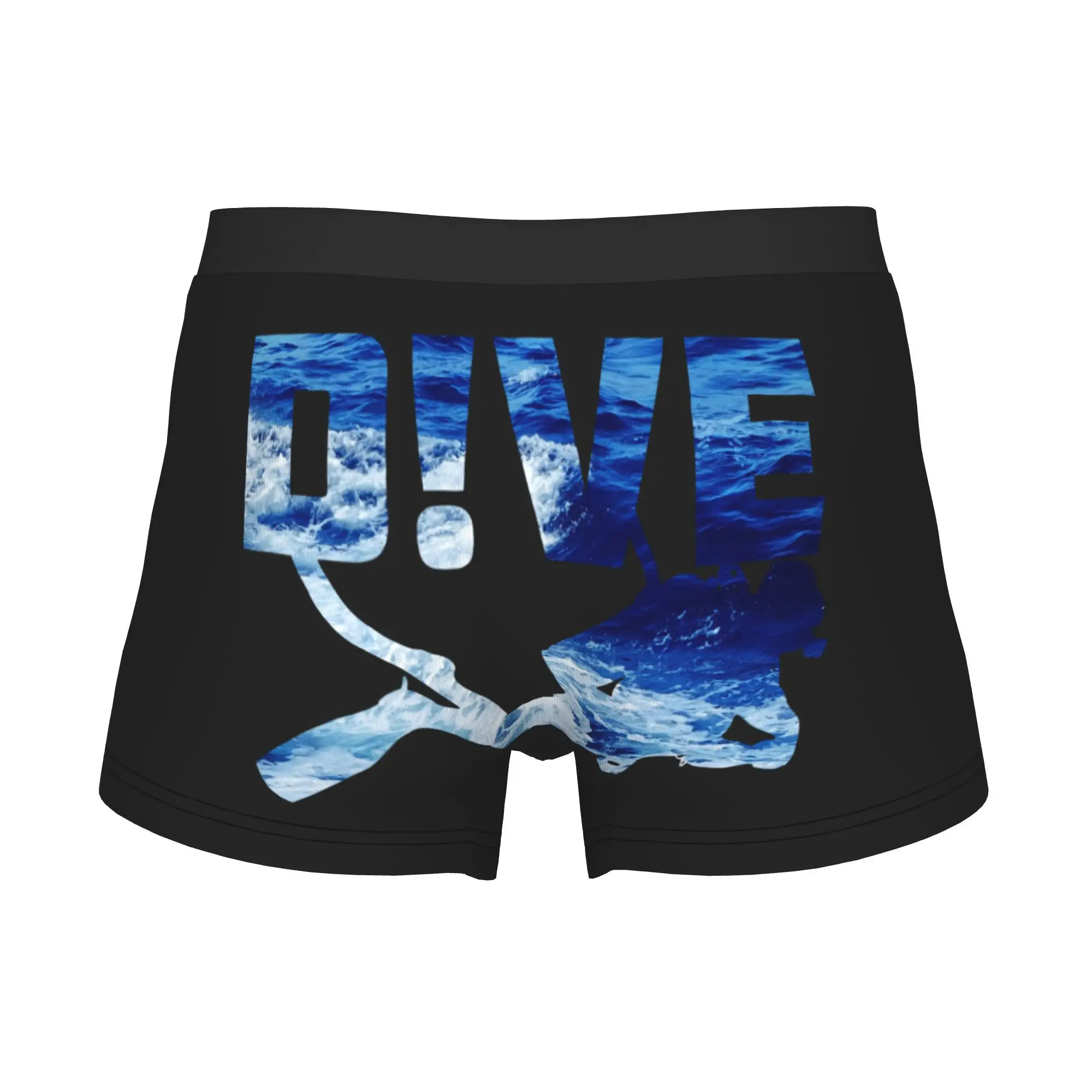 Male Funny Dive Scuba Diving Underwear Diver Boxer Briefs Breathable Shorts Panties Underpants