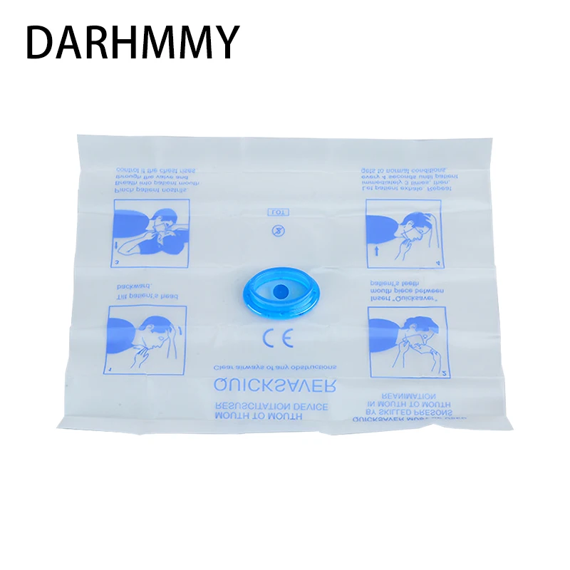 Darhmmy 5/10Pcs Draagbare Wegwerp Cpr Masker Mond Op Mond Snel Te Redden EHBO Noodkits Accessoires