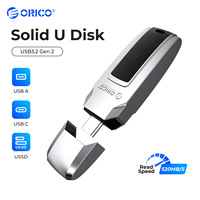 ORICO USB3.0 Flash Drive High Speed 411MB/S UFSD 1TB 512GB 256GB 128GB Pendrive for Type C/USB A Device Car Shape Design